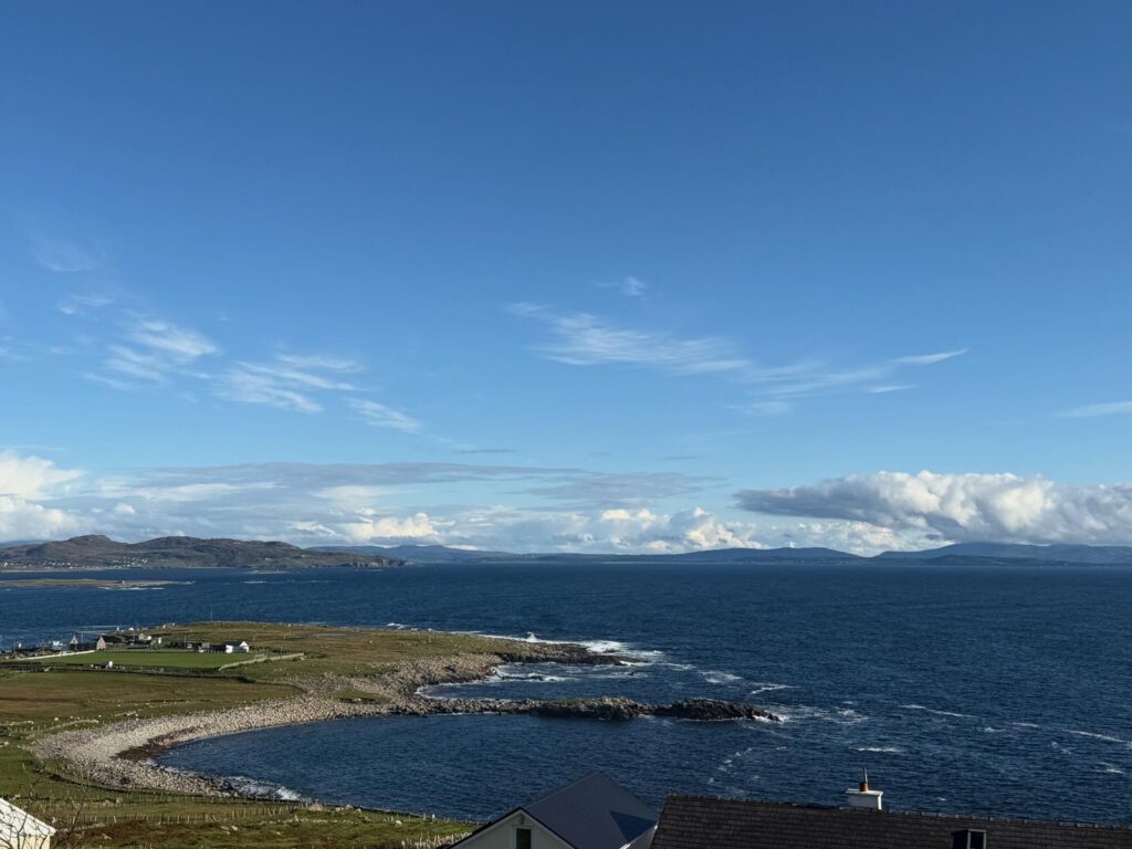 The view from Owen's BnB
